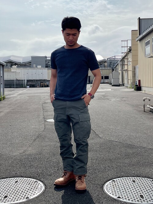 wasabi（AVIREX DEPOT木更津）｜AVIREXのカーゴパンツを使ったコーディネート WEAR
