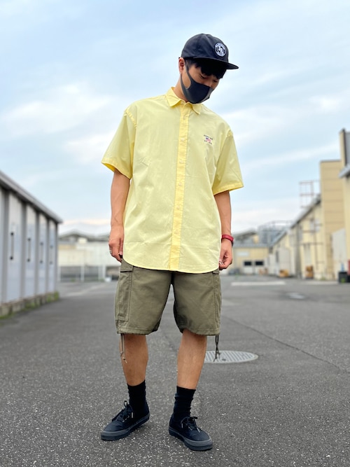 ブラウス シャツ 「WEB＆限定」ワイド オックスフォード 半袖シャツ/ S/S WIDE OXFORD SHIRT レディース メンズ AVIREX ブラウス シャツ 「WEB＆DEPOT限定」ワイド