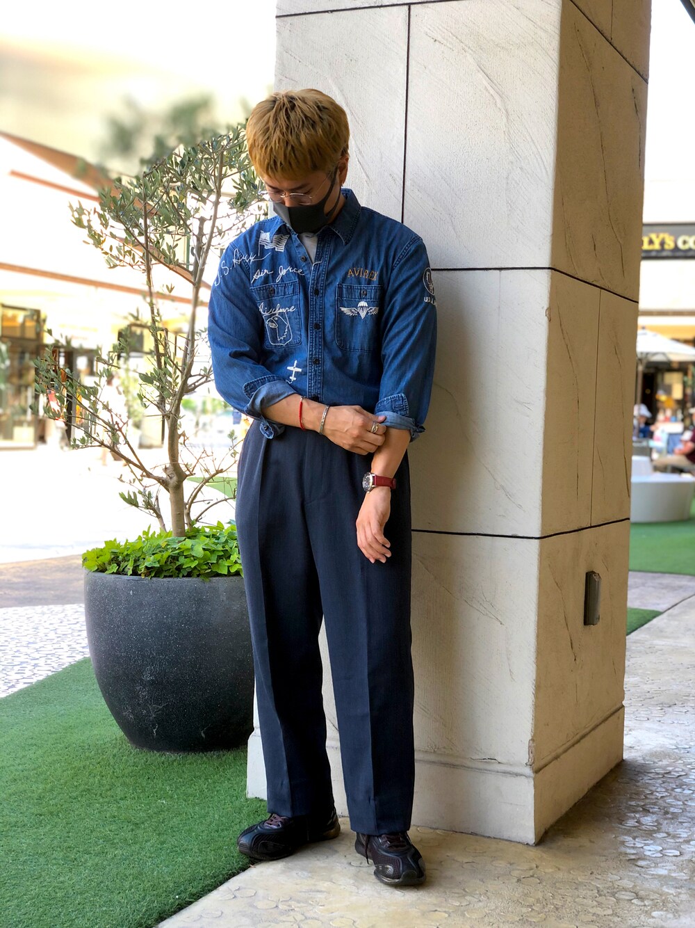 AVIREX（アヴィレックス）の「ハンドクラフト デニムシャツ/HAND CRAFT 