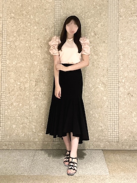 「SNIDEL（スナイデル）のアイテム」を使った、かずっこんさん（骨格ストレート・レディース・160cm）の夏コーディネート