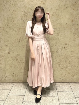 Her lip to（ハーリップトゥー）の「Airy Volume Sleeve Dress