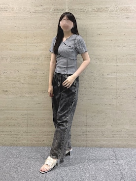 「SNIDEL（スナイデル）のアイテム」を使った、かずっこんさん（骨格ストレート・レディース・160cm）の夏コーディネート