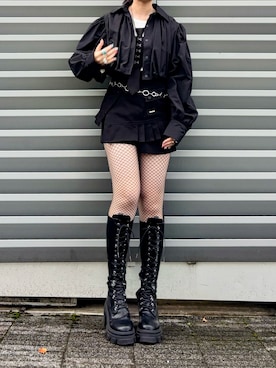 「Ezick（エジック）のアイテム」を使った、みさきさん（レディース・162cm）の秋コーディネート