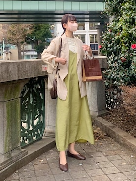 「mline」｜「アイテム（ジャケット/アウター）」を使った、みさきさん（レディース・162cm）の冬コーディネート