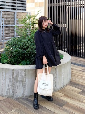 「mline」｜「アイテム（その他）」を使った、みさきさん（レディース・162cm）の秋コーディネート