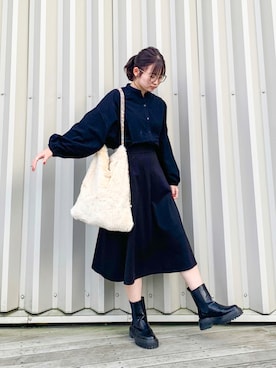 オールブラック のレディース人気ファッションコーディネート Wear