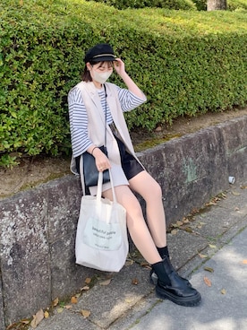 「Discoat」｜「アイテム（その他）」を使った、みさきさん（レディース・162cm）の春コーディネート