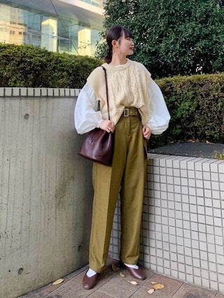 【値下げ】lawgy string design 2way blouse lawgy（ラウジー）の「string design 2way blouse（シャツ/ブラウス