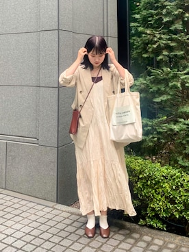「mline」｜「アイテム（ジャケット/アウター）」を使った、みさきさん（レディース・162cm）の秋コーディネート