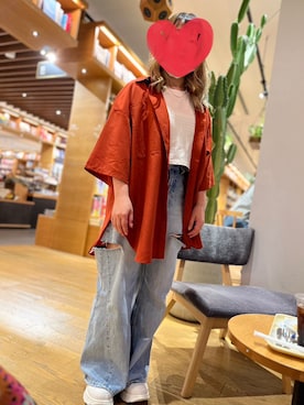 「JEANASIS（ジーナシス）のアイテム（その他シューズ）」を使った、マッキーさん（レディース・154cm）の春コーディネート