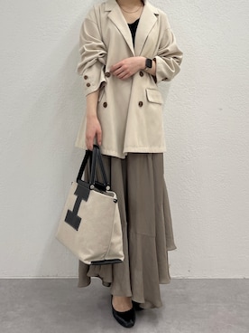 yukaさん（レディース・151cm）の春コーディネート