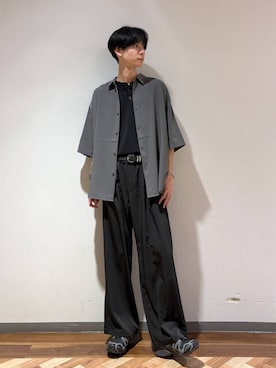 「RAGEBLUE（レイジブルー）のアイテム（パンツ）」を使った、りょーやさん（メンズ・180cm）の春コーディネート