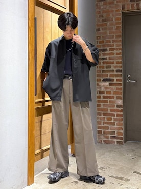 「アイテム（ブレスレット、ホワイト系）」を使った、りょーやさん（メンズ・180cm）の夏コーディネート