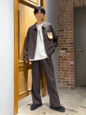 「アイテム（ジャケット/アウター）」を使った、りょーやさん（メンズ・180cm・20代）の夏コーディネート
