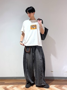 りょーやさん（メンズ・180cm）の春コーディネート