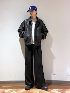 りょーやさん（メンズ・180cm）の春コーディネート