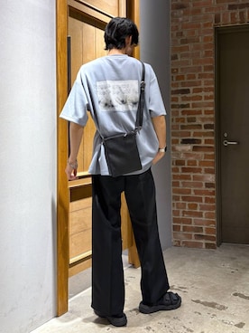 「RAGEBLUE（レイジブルー）のアイテム（パンツ）」を使った、りょーやさん（メンズ・180cm）の夏コーディネート