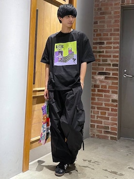 「RAGEBLUE（レイジブルー）のアイテム（トートバッグ）」を使った、りょーやさん（メンズ・180cm）の春コーディネート