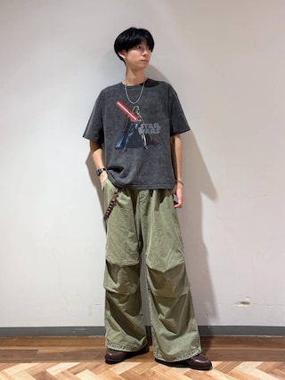 「RAGEBLUE（レイジブルー）の【MADE IN JAPAN】Real Leather Wallet Chain/本革ウォレットチェーン（ウォレットチェーン）」を使った、りょーやさん（メンズ・180cm）の春コーディネート