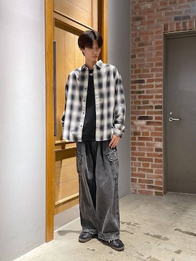 「アイテム（スウェット）」を使った、りょーやさん（メンズ・180cm・20代）の秋コーディネート