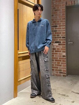 「アイテム（スウェット）」を使った、りょーやさん（メンズ・180cm・20代）の秋コーディネート
