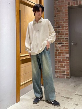 「アイテム（スウェット）」を使った、りょーやさん（メンズ・180cm・20代）の秋コーディネート