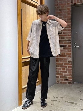 りょーやさん（メンズ・180cm）の春コーディネート