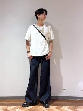 「RAGEBLUE（レイジブルー）のアイテム」を使った、りょーやさん（メンズ・180cm）の夏コーディネート