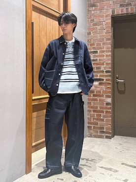 りょーやさん（メンズ・180cm）の冬コーディネート