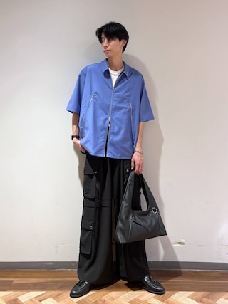 「RAGEBLUE(レイジブルー)のSynthetic Leather Classic Loafer/クラシックローファー(ローファー)」を使った、りょーやさん(メンズ・180cm)の春コーディネート