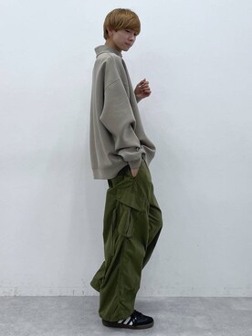 「アイテム（スウェット）」を使った、りょーやさん（メンズ・180cm・20代）の春コーディネート