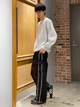 「アイテム（スウェット）」を使った、りょーやさん（メンズ・180cm・20代）の秋コーディネート