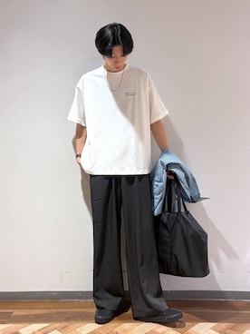 「RAGEBLUE（レイジブルー）のアイテム（バッグ）」を使った、りょーやさん（メンズ・180cm）の春コーディネート