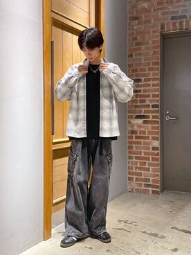 「アイテム（スウェット）」を使った、りょーやさん（メンズ・180cm・20代）の秋コーディネート