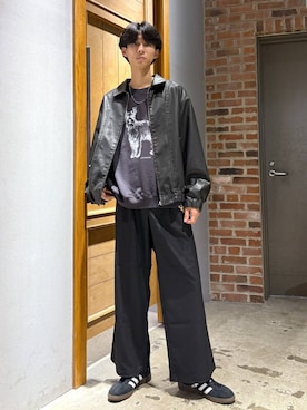 「RAGEBLUE（レイジブルー）のアイテム（パンツ）」を使った、りょーやさん（メンズ・180cm）の秋コーディネート