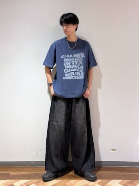 「SALOMON（サロモン）の【SALOMON/サロモン】XA PRO 3D V9G/スニーカー（スニーカー、ブラック系）」を使った、りょーやさん（メンズ・180cm）の夏コーディネート
