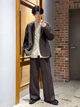 「RAGEBLUE（レイジブルー）のアイテム（ジャケット/アウター）」を使った、りょーやさん（メンズ・180cm）の秋コーディネート