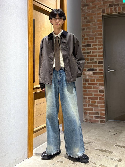 Courrèges ワイドレッグデニム バギー デニム フレア ヴィンテージライク/バギーワイドデニムフレアパンツ | [公式