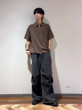 「RAGEBLUE（レイジブルー）のアイテム（パンツ）」を使った、りょーやさん（メンズ・180cm）の春コーディネート