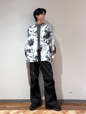 「RAGEBLUE（レイジブルー）のアイテム（トップス）」を使った、りょーやさん（メンズ・180cm）の春コーディネート