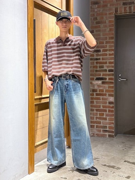 「アイテム（財布/小物）」を使った、りょーやさん（メンズ・180cm）の夏コーディネート