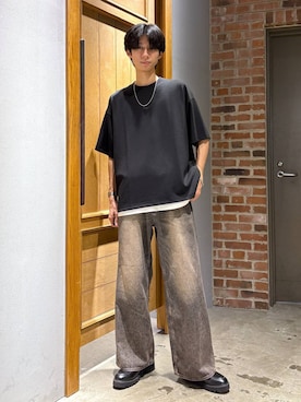 「アイテム（タンクトップ）」を使った、りょーやさん（メンズ・180cm・20代）の夏コーディネート