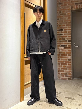 「アイテム（チノパンツ）」を使った、りょーやさん（メンズ・180cm）の秋コーディネート