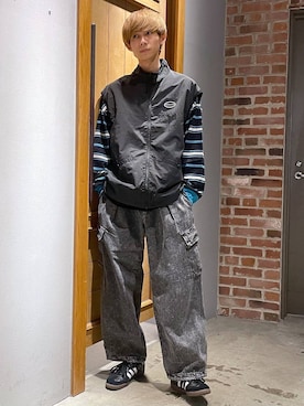 りょーやさん（メンズ・180cm）の春コーディネート