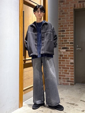 「RAGEBLUE（レイジブルー）のアイテム」を使った、りょーやさん（メンズ・180cm）の秋コーディネート