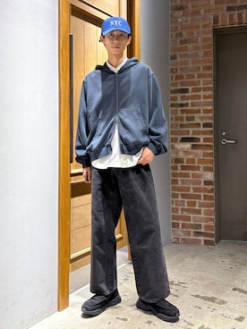 「アイテム（帽子）」を使った、りょーやさん（メンズ・180cm・20代）の秋コーディネート