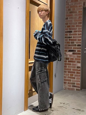 「WEEKEND(ER)（ウィークエンダー）のアイテム」を使った、りょーやさん（メンズ・180cm）の春コーディネート