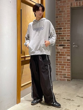 「jumpit（ジャンプイット）のアイテム」を使った、りょーやさん（メンズ・180cm）の秋コーディネート