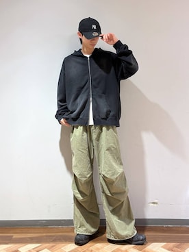 「RAGEBLUE（レイジブルー）のアイテム（トップス）」を使った、りょーやさん（メンズ・180cm）の春コーディネート