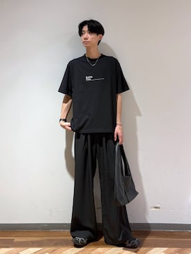 「RAGEBLUE（レイジブルー）のStainless Assort Design Bangle/ステンレスデザインバングル（バングル/リストバンド、ホワイト系）」を使った、りょーやさん（メンズ・180cm）の夏コーディネート